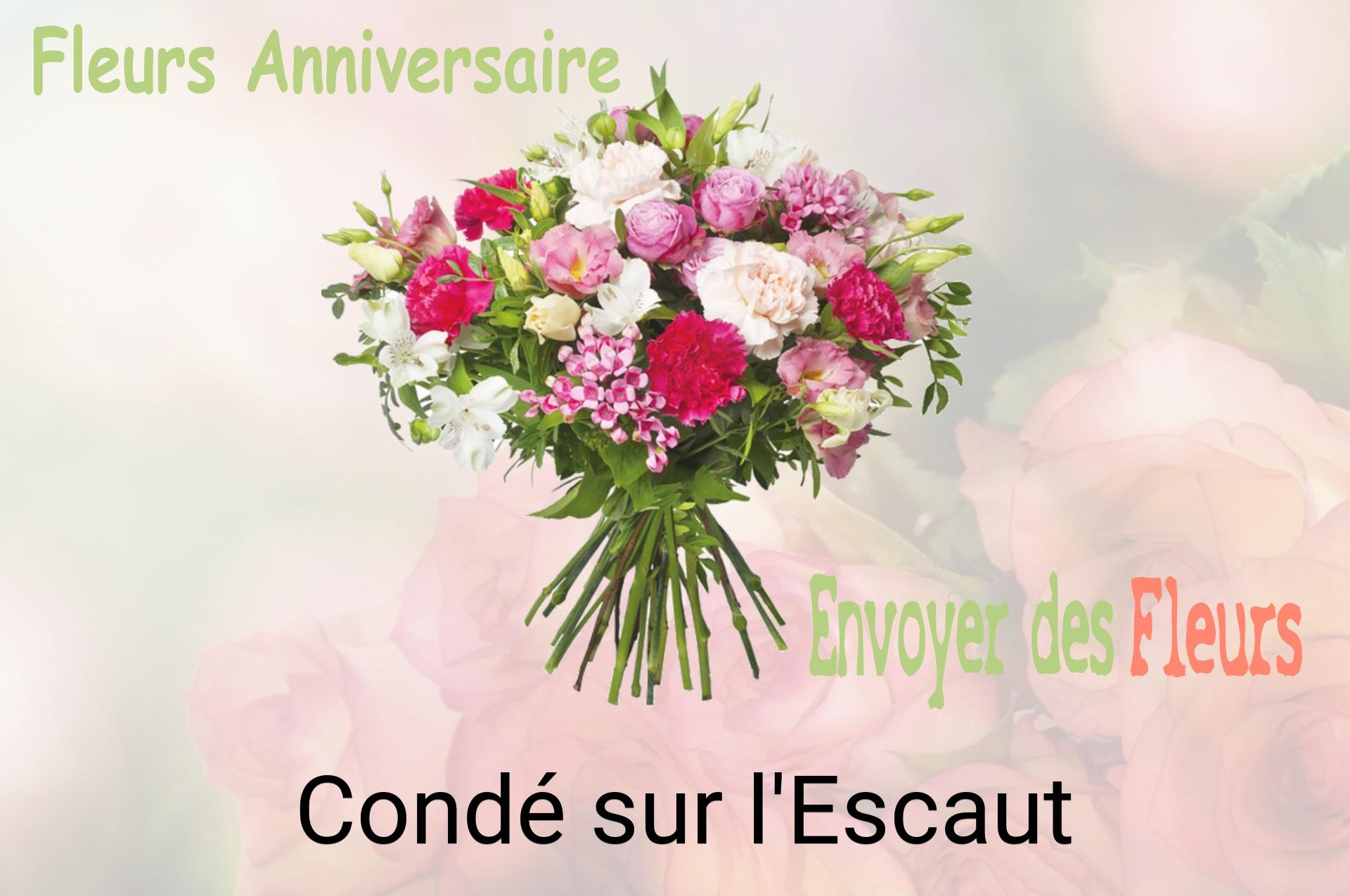 Bouquet de fleurs d’anniversaire livré à Condé-sur-l'Escaut