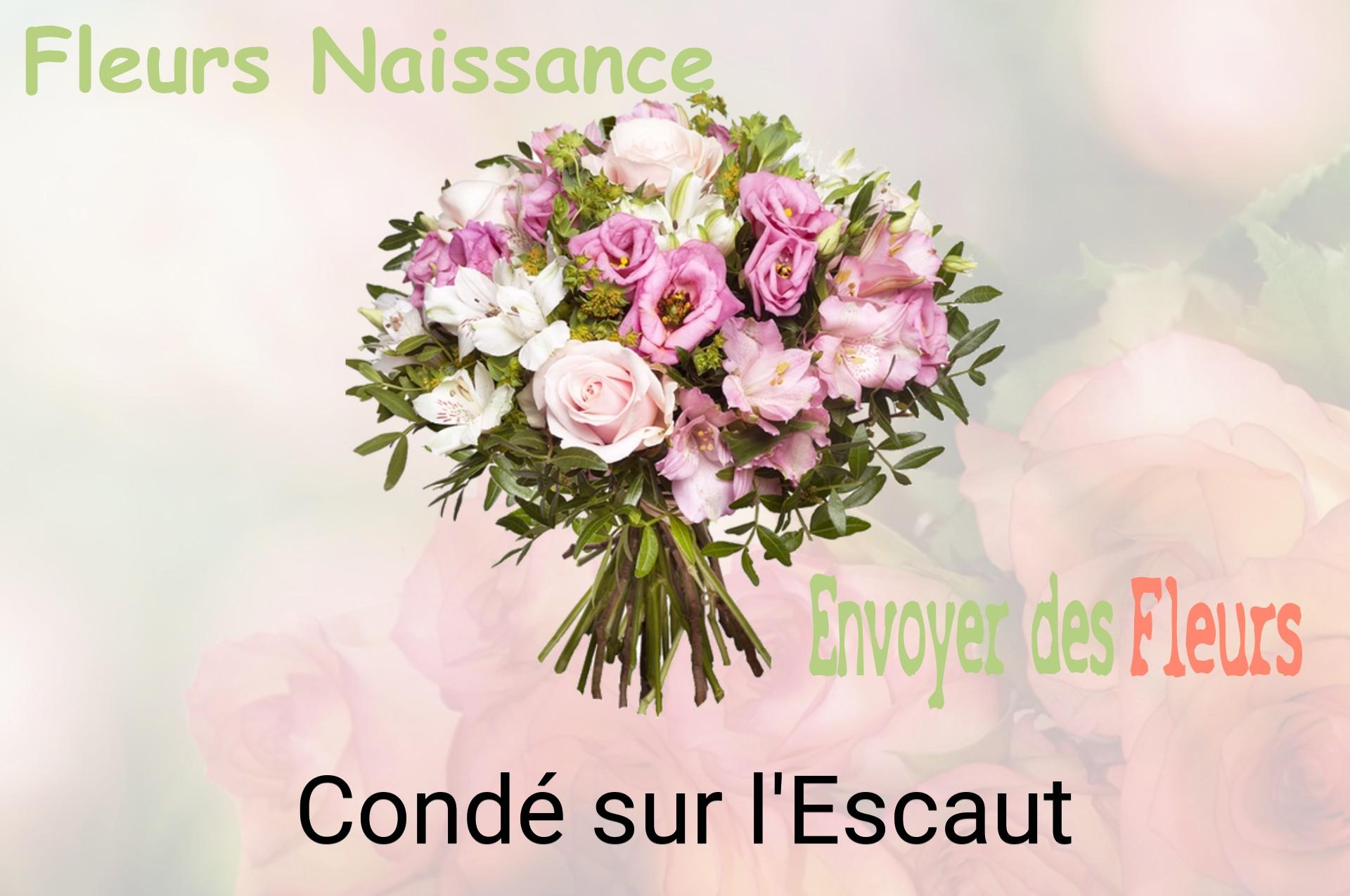 Bouquet de fleurs de naissance livré à Condé-sur-l'Escaut